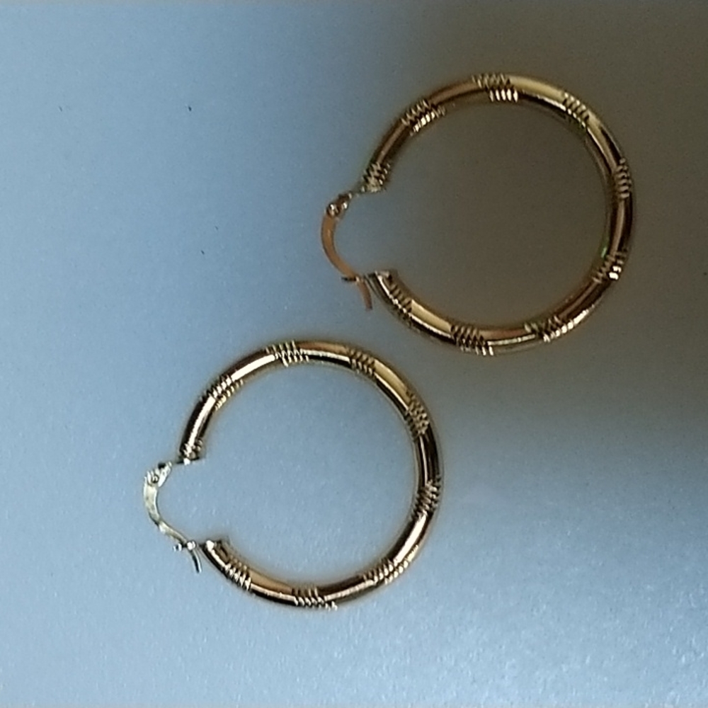 Hoop earrings